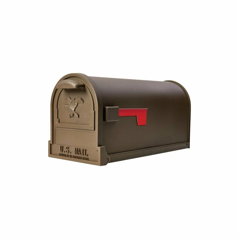 Original US-Mailbox Arlington Bronze Lackiert Mit Eingeprägtem Adler 1 Original US-Mailbox Arlington Bronze Lackiert Mit Eingeprägtem Adler