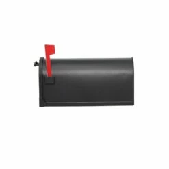 Original US-Mailbox Arlington Schwarz Lackiert Mit Eingeprägtem Adler -Türschilder aus Edelstahl Geschäft original us mailbox arlington schwarz lackiert mit eingepraegtem adler6