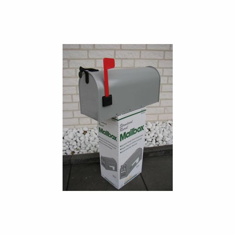 Original US-Mailbox Standard Silber 2 Original US-Mailbox Standard Silber – Bild 2