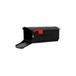 Original US-Mailbox USA Kunststoff Briefkasten Schwarz 12 Original US-Mailbox USA Kunststoff Briefkasten Schwarz -Türschilder aus Edelstahl Geschäft original us mailbox usa kunststoff briefkasten schwarz4