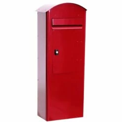 Paket Briefkasten Sicherheitsbriefkasten RAL 3002 Rot