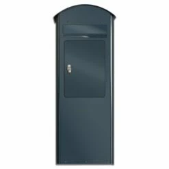 Paket Briefkasten Sicherheitsbriefkasten RAL 6009 Racinggreen -Türschilder aus Edelstahl Geschäft paket briefkasten sicherheitsbriefkasten ral 6009 racinggreen3