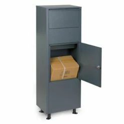 Paketbox Anthrazit Grau RAL 7016 Standbriefkasten Paketannahme Zuhause -Türschilder aus Edelstahl Geschäft paketbox anthrazit grau ral 7016 standbriefkasten paketannahme zuhause2