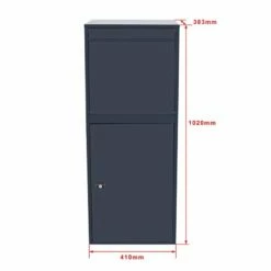 Paketbox Grau Standbriefkasten Paketannahme Zuhause 6 Paketbox Grau Standbriefkasten Paketannahme Zuhause -Türschilder aus Edelstahl Geschäft paketbox grau standbriefkasten paketannahme zuhause 13