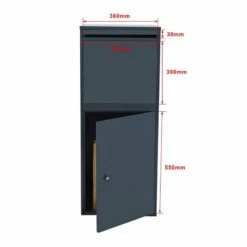 Paketbox Grau Standbriefkasten Paketannahme Zuhause 7 Paketbox Grau Standbriefkasten Paketannahme Zuhause -Türschilder aus Edelstahl Geschäft paketbox grau standbriefkasten paketannahme zuhause 14