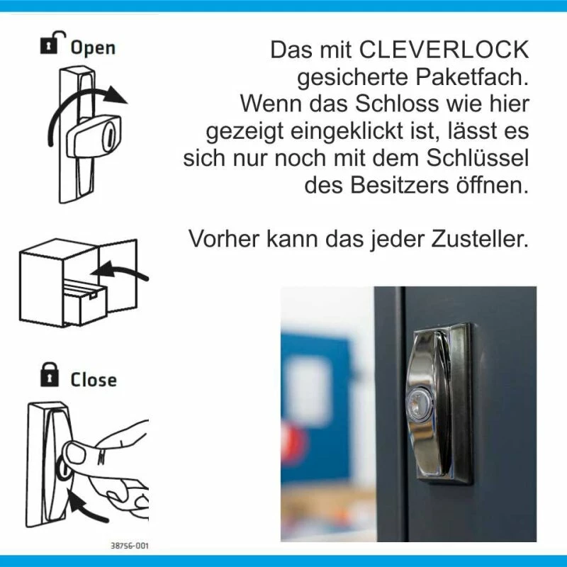 Paketbox Paketkasten Mit Sprechsieb Und Klingeltastern In Verschiedenen Farben 2 Paketbox Paketkasten Mit Sprechsieb Und Klingeltastern In Verschiedenen Farben – Bild 2