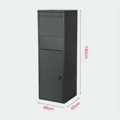 Paketbox Paketkasten Standbriefkasten RAL 7016 Anthrazit -Türschilder aus Edelstahl Geschäft paketbox paketkasten standbriefkasten ral 7016 anthrazit6