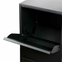 Paketbox Paketkasten Standbriefkasten RAL 9005 Schwarz -Türschilder aus Edelstahl Geschäft paketbox paketkasten standbriefkasten ral 9005 schwarz4