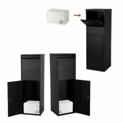 Paketbox Paketkasten Standbriefkasten RAL 9010 Weiß 6 Paketbox Paketkasten Standbriefkasten RAL 9010 Weiß -Türschilder aus Edelstahl Geschäft paketbox paketkasten standbriefkasten ral 9010 weiss2