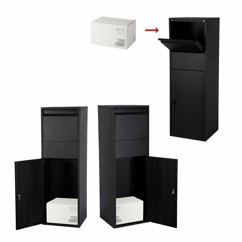 Paketbox Paketkasten Standbriefkasten RAL 9010 Weiß 2 Paketbox Paketkasten Standbriefkasten RAL 9010 Weiß – Bild 2