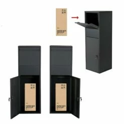 Paketbox Paketkasten Standbriefkasten RAL 9010 Weiß 8 Paketbox Paketkasten Standbriefkasten RAL 9010 Weiß -Türschilder aus Edelstahl Geschäft paketbox paketkasten standbriefkasten ral 9010 weiss4