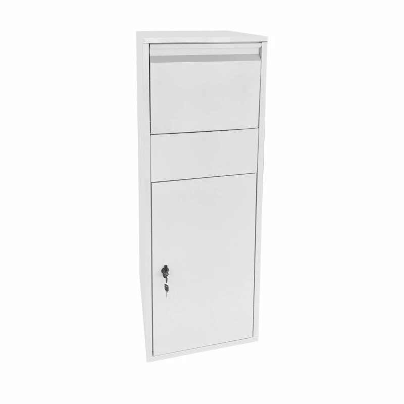 Paketbox Paketkasten Standbriefkasten RAL 9010 Weiß 5 Paketbox Paketkasten Standbriefkasten RAL 9010 Weiß – Bild 5