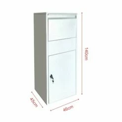 Paketbox Paketkasten Standbriefkasten Verzinkter Stahl Silber -Türschilder aus Edelstahl Geschäft paketbox paketkasten standbriefkasten verzinkter stahl silber5