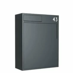 Paketbriefkasten Anthrazit RAL 7016 -Türschilder aus Edelstahl Geschäft paketbriefkasten anthrazit ral 70163