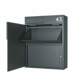 Paketbriefkasten Anthrazit RAL 7016 -Türschilder aus Edelstahl Geschäft paketbriefkasten anthrazit ral 70165