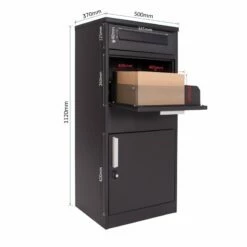 Paketbriefkasten Box Schwarz 50x37x115cm Freistehend Abschließbar 13 Paketbriefkasten Box Schwarz 50x37x115cm Freistehend Abschließbar -Türschilder aus Edelstahl Geschäft paketbriefkasten box schwarz 50x37x115cm freistehend abschliessbar4