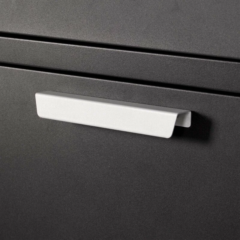 Paketbriefkasten Box Schwarz 50x37x115cm Freistehend Abschließbar 7 Paketbriefkasten Box Schwarz 50x37x115cm Freistehend Abschließbar – Bild 7