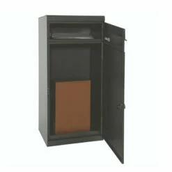 Paketbriefkasten MEFA CEDAR 881 Basaltgrau Semi-Matt RAL 7012 -Türschilder aus Edelstahl Geschäft paketbriefkasten mefa cedar 881 basaltgrau semi matt ral 70123