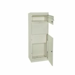 Paketbriefkasten MEFA MAPLE 661 Reinweiß Semi Matt RAL 9010 -Türschilder aus Edelstahl Geschäft paketbriefkasten mefa maple 661 reinweiss semi matt ral 90102