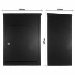 Paketbriefkasten Parcel Keeper 500, T05767 -Türschilder aus Edelstahl Geschäft paketbriefkasten rottner parcel keeper 500 t057673