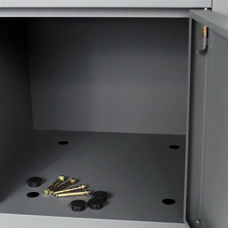 Paketkasten Paketbox Briefbox Standbriefkasten RAL 7016 Anthrazit Grau 7 Paketkasten Paketbox Briefbox Standbriefkasten RAL 7016 Anthrazit Grau – Bild 7