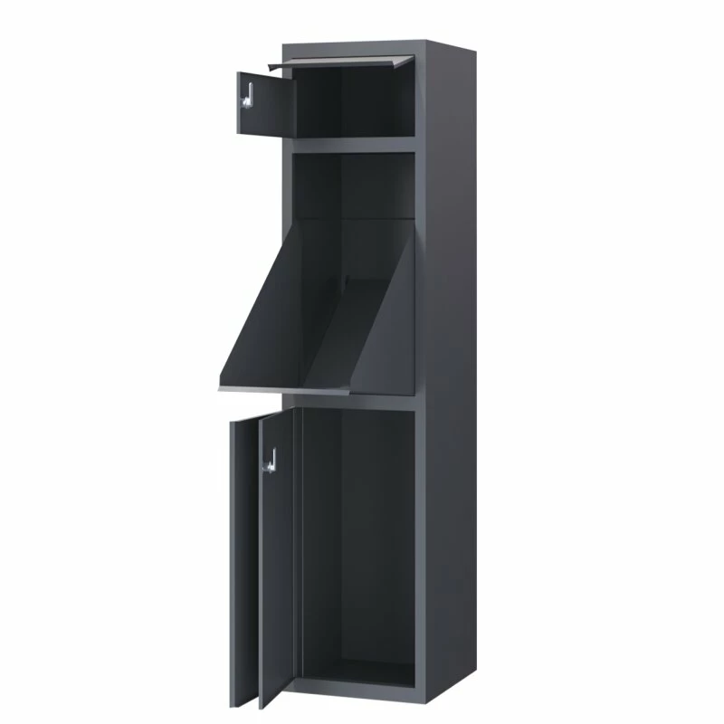 Paketkasten Postbox Paketbox Anthrazit RAL 7016 3 Paketkasten Postbox Paketbox Anthrazit RAL 7016 – Bild 3