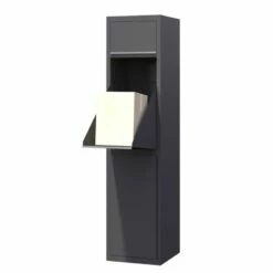 Paketkasten Postbox Paketbox Anthrazit RAL 7016 11 Paketkasten Postbox Paketbox Anthrazit RAL 7016 -Türschilder aus Edelstahl Geschäft paketkasten postbox paketbox anthrazit ral 70164