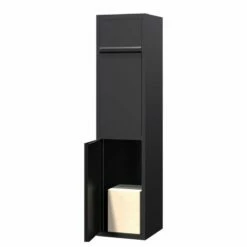 Paketkasten Postbox Paketbox Schwarz RAL 9005 -Türschilder aus Edelstahl Geschäft paketkasten postbox paketbox schwarz ral 90055