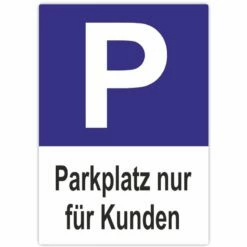 Parkschild Parkplatzschild Hochformat 20x30 Cm