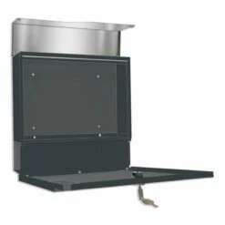 Premium Briefkasten Mit Zeitungsfach RAL 7016 Anthrazit 9 Premium Briefkasten Mit Zeitungsfach RAL 7016 Anthrazit -Türschilder aus Edelstahl Geschäft premium briefkasten mit zeitungsfach ral 7016 anthrazit3