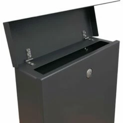 Premium Edelstahl Briefkasten Mailbox Inkl. Beschriftung Auf Edelstahlblende Graphit DB703 -Türschilder aus Edelstahl Geschäft premium edelstahl briefkasten mailbox inkl beschriftung auf edelstahlblende graphit db7033