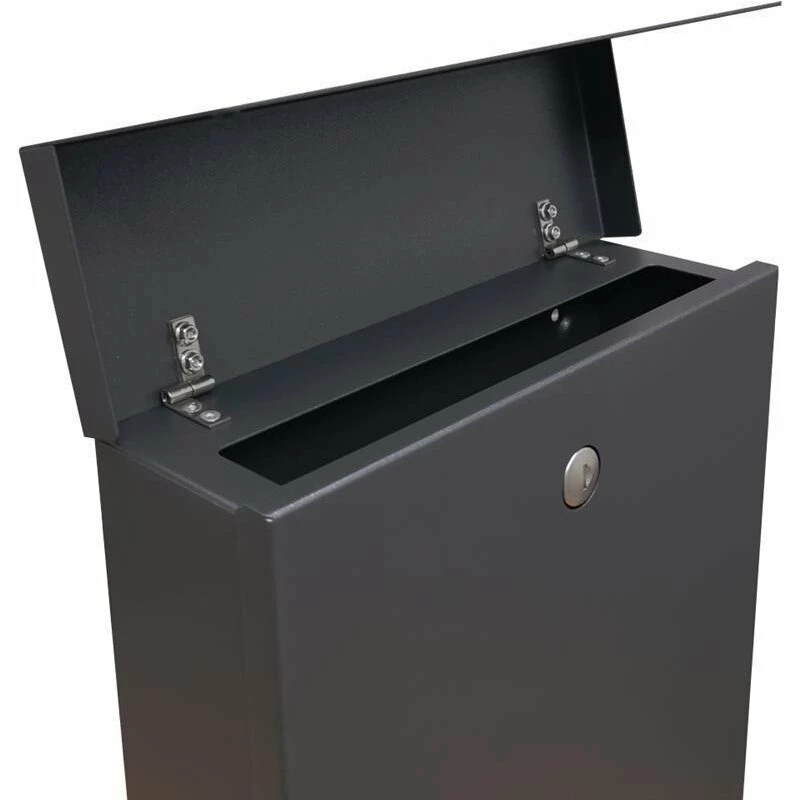 Premium Edelstahl Briefkasten Mailbox Mit Beschriftung Auf Edelstahlblende Graphit DB703 3 Premium Edelstahl Briefkasten Mailbox Mit Beschriftung Auf Edelstahlblende Graphit DB703 – Bild 3