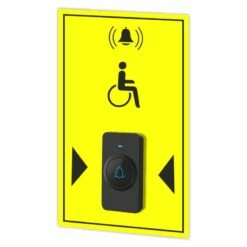 Rollstuhl Funkklingel Mit Hinweisschild 150 X 200 Mm
