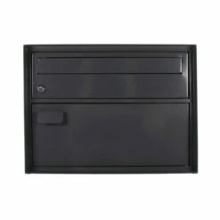 Paketbriefkasten Enzian Schwarzgrau -Türschilder aus Edelstahl Geschäft rottner paketbriefkasten enzian anthrazit2