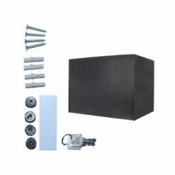 Paketbriefkasten Enzian Schwarzgrau -Türschilder aus Edelstahl Geschäft rottner paketbriefkasten enzian anthrazit6