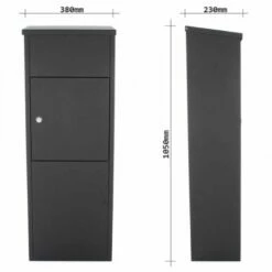 Rottner Stand Paketbriefkasten Parcel Keeper 1000 -Türschilder aus Edelstahl Geschäft rottner paketbriefkasten parcel keeper 1000 t057813