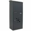 Stand Paketbriefkasten Parcel Protector 2 Zylinderschloss Anthrazit