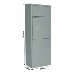 Rottner Stand Paketbriefkasten Parcel Keeper 1000 Silber -Türschilder aus Edelstahl Geschäft rottner stand paketbriefkasten parcel keeper 1000 silber2