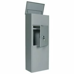 Rottner Stand Paketbriefkasten Parcel Keeper 1000 Silber -Türschilder aus Edelstahl Geschäft rottner stand paketbriefkasten parcel keeper 1000 silber6