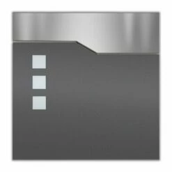 Säulenbriefkasten Inkl. Zeitungsfach DB 703 Graphit -Türschilder aus Edelstahl Geschäft saeulenbriefkasten inkl zeitungsfach db 703 graphit3