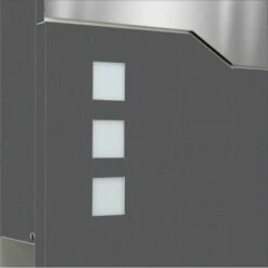 Säulenbriefkasten Inkl. Zeitungsfach DB 703 Graphit -Türschilder aus Edelstahl Geschäft saeulenbriefkasten inkl zeitungsfach db 703 graphit6