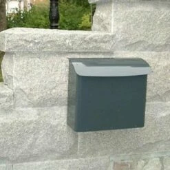 Safe Post 21 Briefkasten Mailbox Anthrazit Grau RAL 7016 -Türschilder aus Edelstahl Geschäft safe post 21 briefkasten mailbox anthrazit grau ral 70162