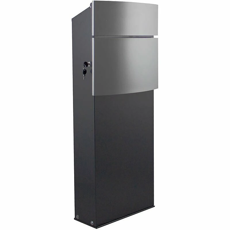 Safepost 129 Briefkasten Standbriefkasten Anthrazit/ Silbergrau 1 Safepost 129 Briefkasten Standbriefkasten Anthrazit/ Silbergrau