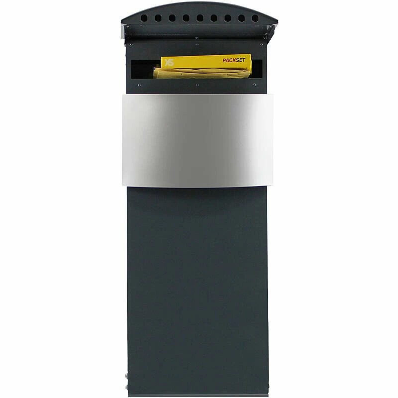 Safepost 129 Briefkasten Standbriefkasten Anthrazit/ Silbergrau 3 Safepost 129 Briefkasten Standbriefkasten Anthrazit/ Silbergrau – Bild 3