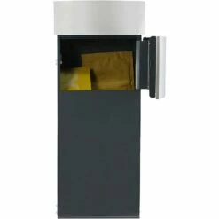 Safepost 129 Briefkasten Standbriefkasten Anthrazit/ Silbergrau 9 Safepost 129 Briefkasten Standbriefkasten Anthrazit/ Silbergrau -Türschilder aus Edelstahl Geschäft safepost 129 briefkasten standbriefkasten anthrazit silbergrau4