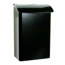 Safepost 14 Kleiner Sicherheitsbriefkasten Schwarz RAL 9005