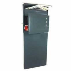 Safepost 229 Paket Briefkasten Anthrazitgrau RAL 7016 -Türschilder aus Edelstahl Geschäft safepost 229 paket briefkasten anthrazitgrau ral 70162