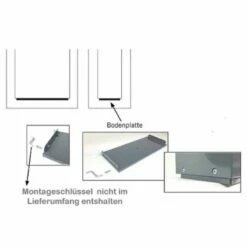 Safepost 229 Paket Briefkasten Anthrazitgrau RAL 7016 -Türschilder aus Edelstahl Geschäft safepost 229 paket briefkasten anthrazitgrau ral 70165