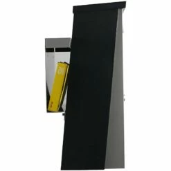 Safepost 28 Briefkasten Mit Zeitungsfach Grau + 2 Schlüssel -Türschilder aus Edelstahl Geschäft safepost 28 briefkasten mit zeitungsfach grau 2 schluessel2