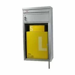 Safepost 65 TIAMAT Paketbox Silbergrau Inklusive 4 Schlüssel -Türschilder aus Edelstahl Geschäft safepost 65 tiamat paketbox silbergrau inklusive 4 schluessel5